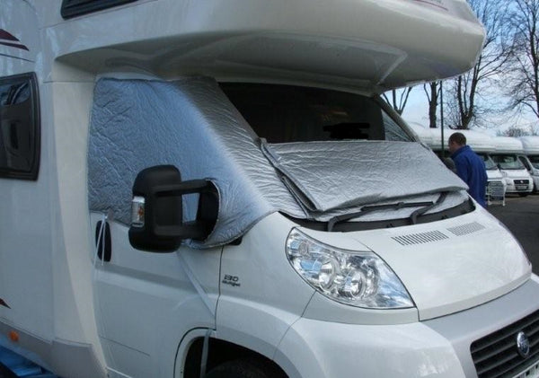 NRF Thermal Windscreen Mat Set – Fiat Ducato 250, Boxer, Jumper 2006+ – UV Protection, Sun Shade